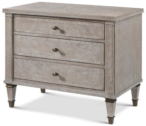 Theodore Alexander Massie Nightstand Marlborough Geo Coast – angle view