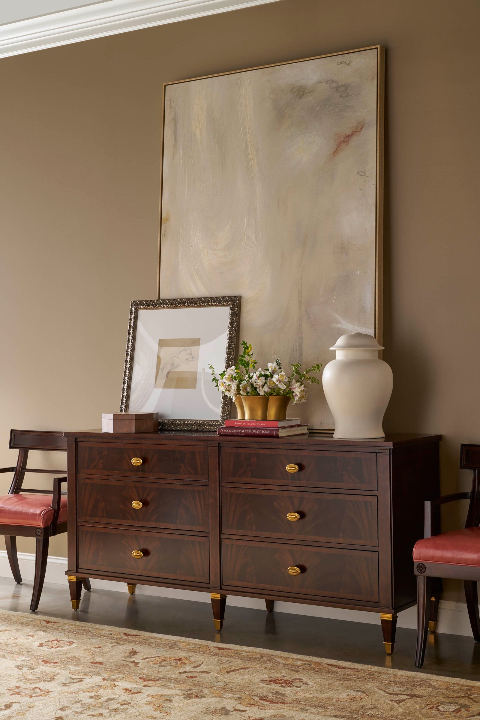 Theodore Alexander Faulkner 6 Drawer Dresser Cambridge AH – room setting