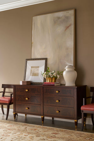 Theodore Alexander Faulkner 6 Drawer Dresser Cambridge AH – room setting