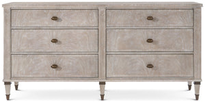 Theodore Alexander Faulkner 6 Drawer Dresser Marlborough Geo Coast – front view