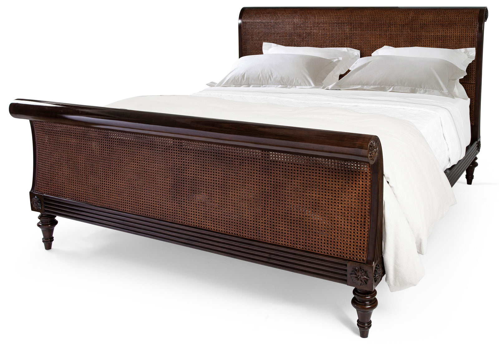 Theodore Alexander Denison Sleigh King Bed – front view