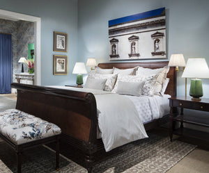 Theodore Alexander Denison Sleigh King Bed – room setting