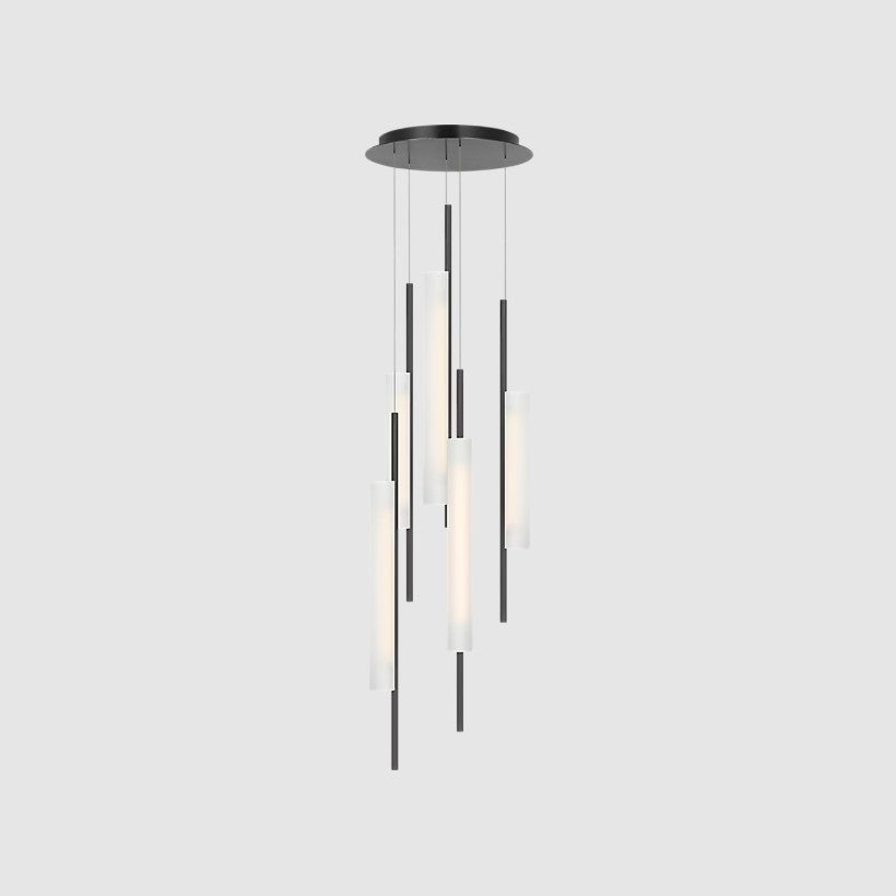 Windchime 17" 5 Light Chandelier