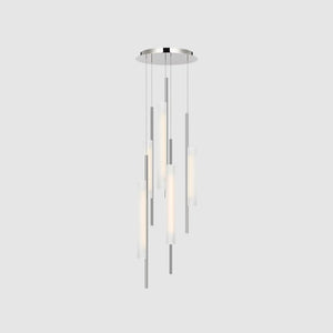 Windchime 17" 5 Light Chandelier