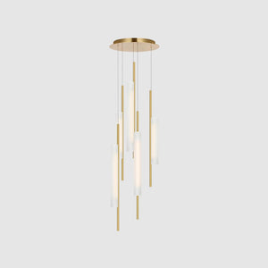Windchime 17" 5 Light Chandelier