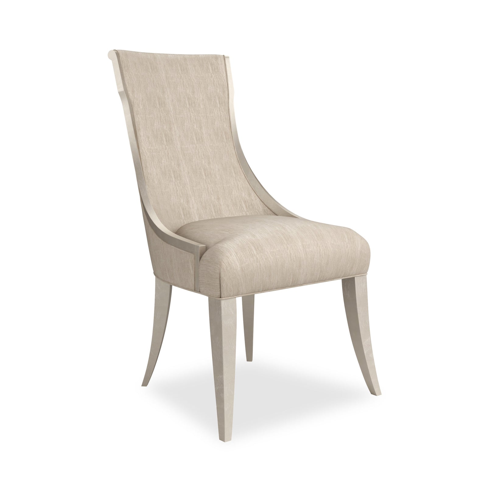Caracole Compositions Side Chair – angle view