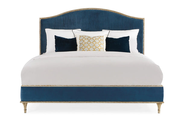Caracole Platform King Bed – angle view