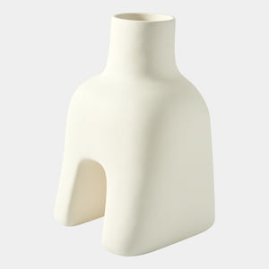 Global Views Adama Vase Squat (12") – front view