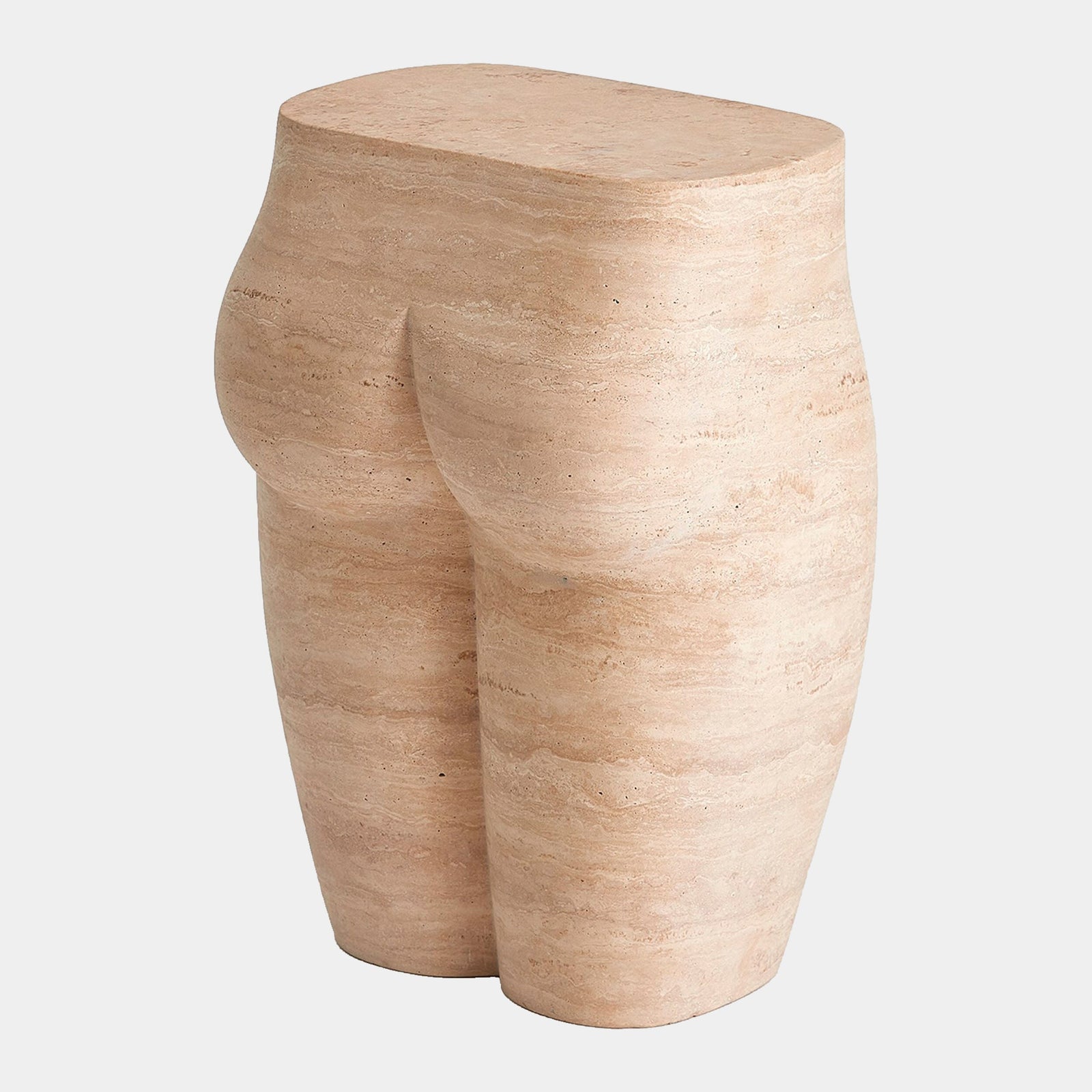 Global Views L'Homme Stool – front view