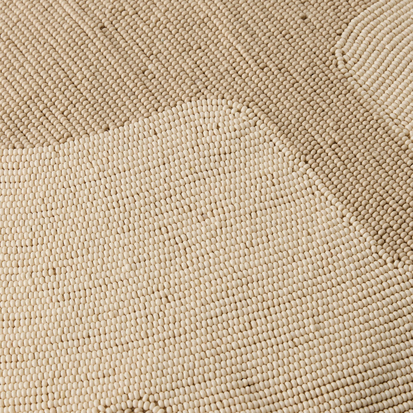 Global Views Carthago Beaded Pillow Key Sand – texture detail