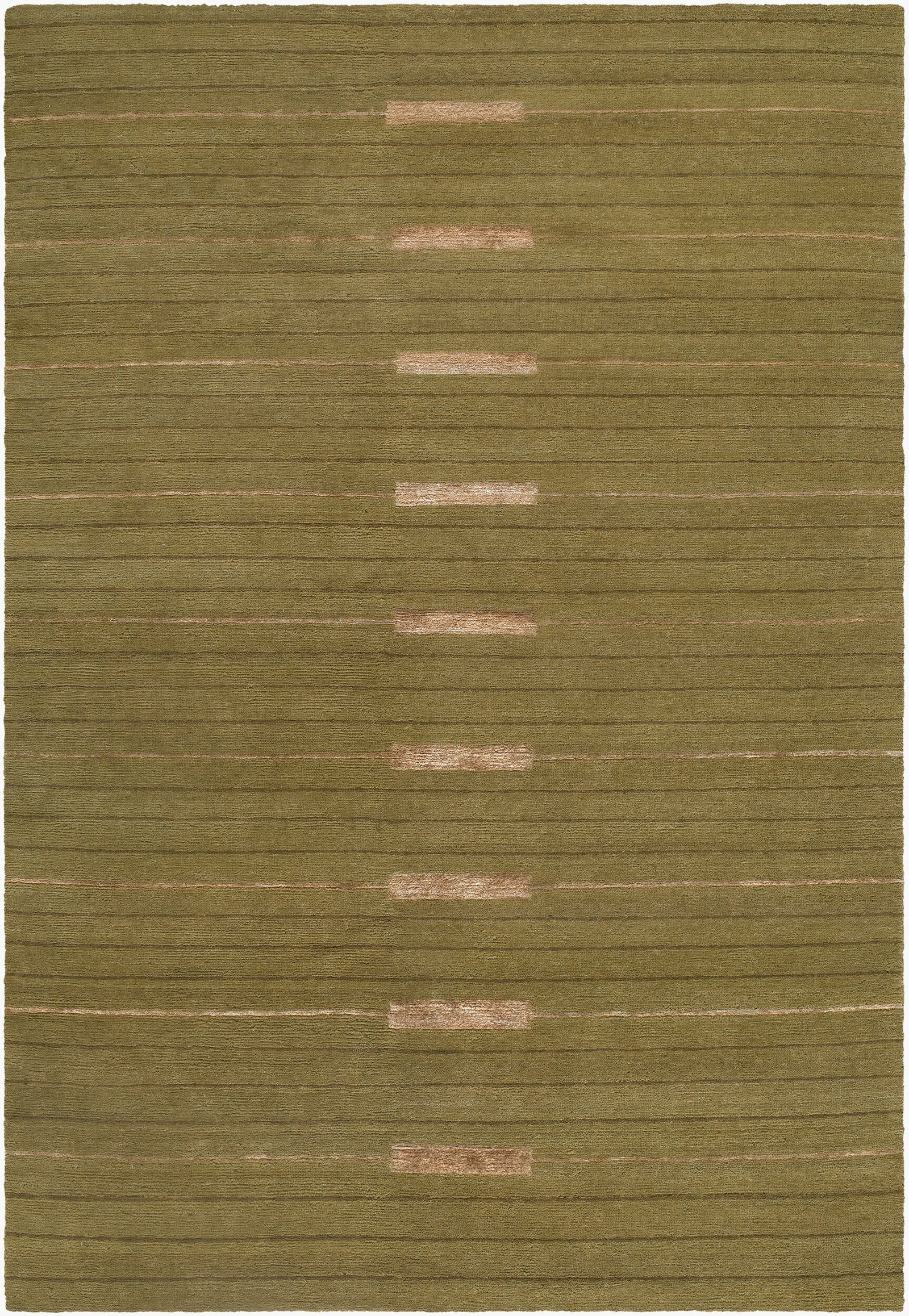 Pilgrimage Handmade Rug 2' x 3' Olive – front view