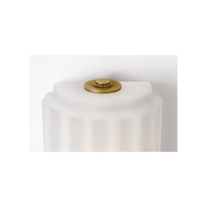 Madden 19" Fluted Linear Sconce