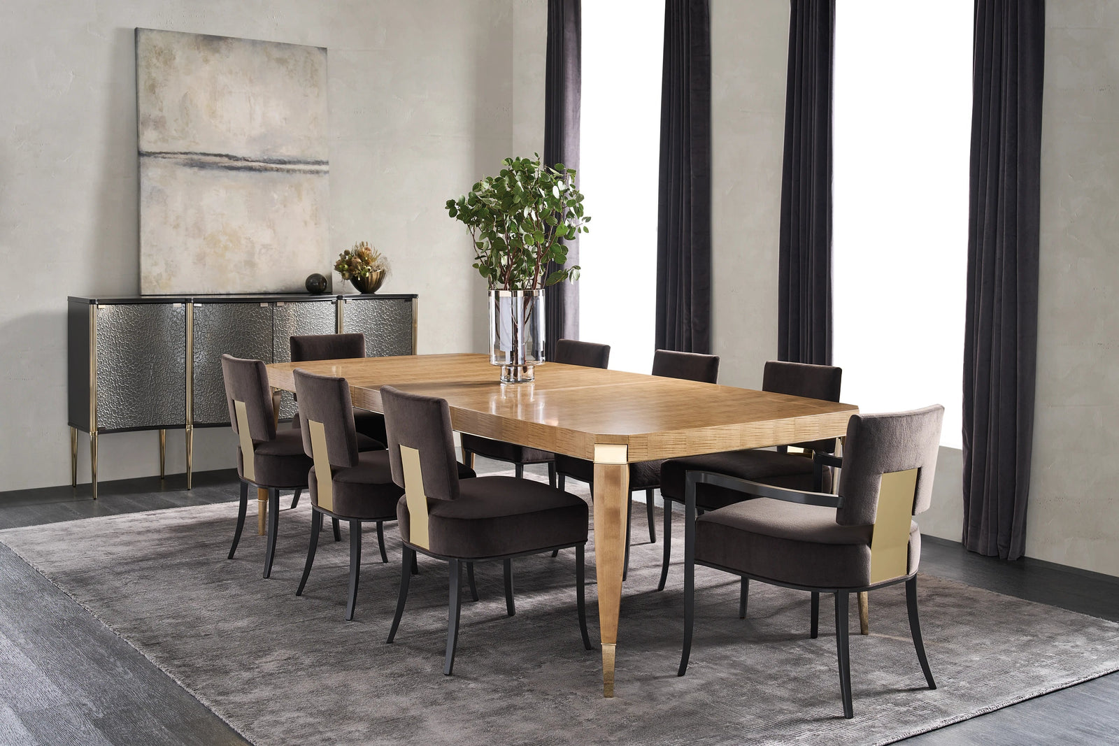 Caracole Reserved Seating Side Dining Chair – angle view