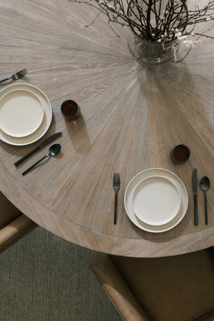 Caracole Rough and Ready Dining Table – side view