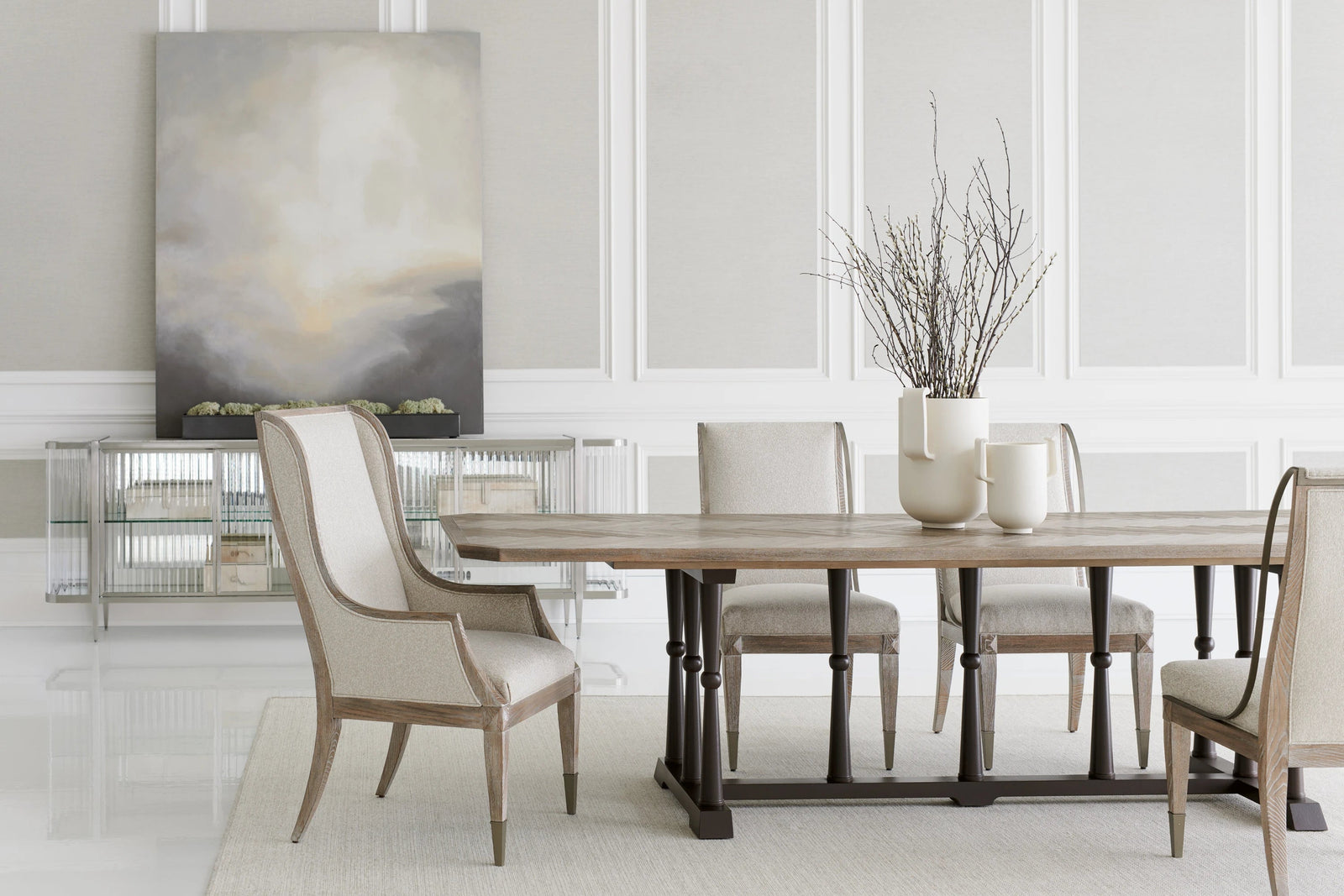 Caracole Dinner Circuit Dining Table – angle view