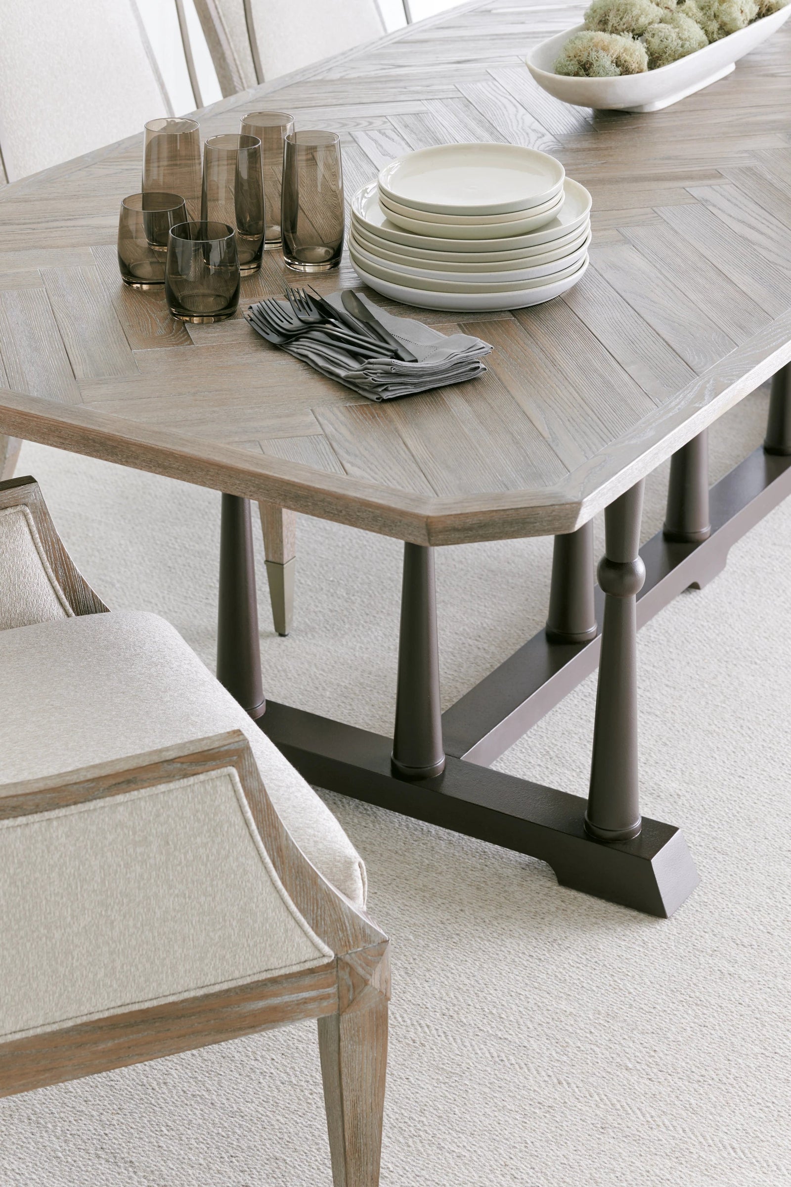 Caracole Dinner Circuit Dining Table – back view