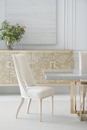 Caracole Guest of Honor Dining Chair – angle view