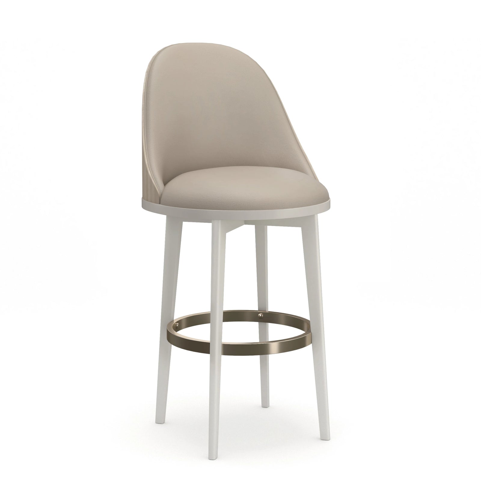 Caracole Another Round Bar Stool – back view