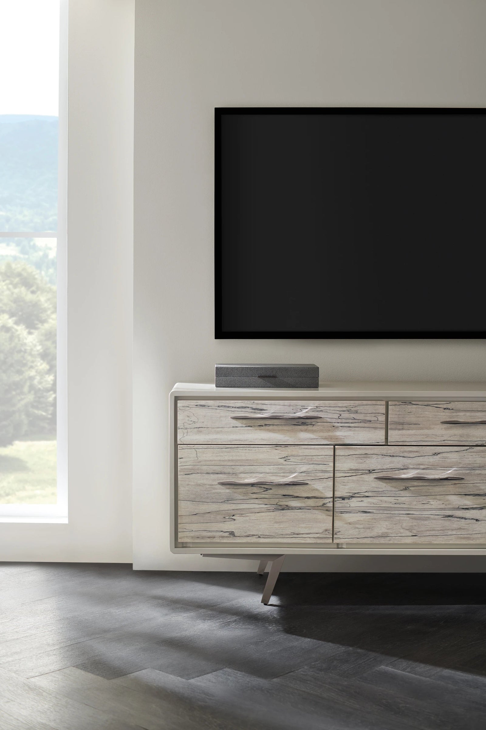 Caracole Highs And Lows Sideboard – room setting