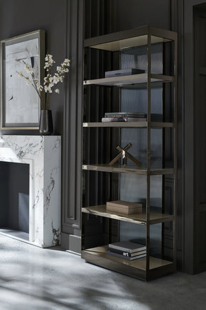 Caracole Shelf Life Bookcase – angle view