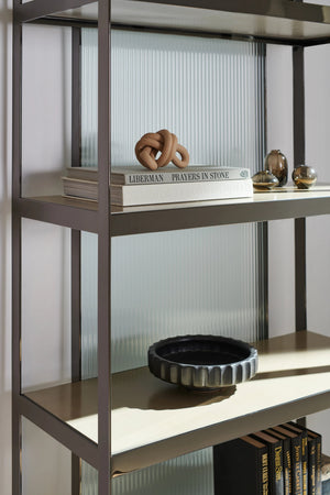 Caracole Shelf Life Bookcase – side view