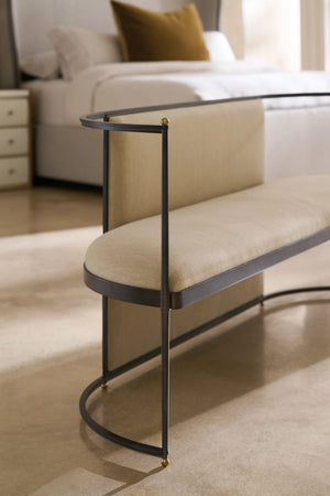 Caracole Toulouse Bench – side view
