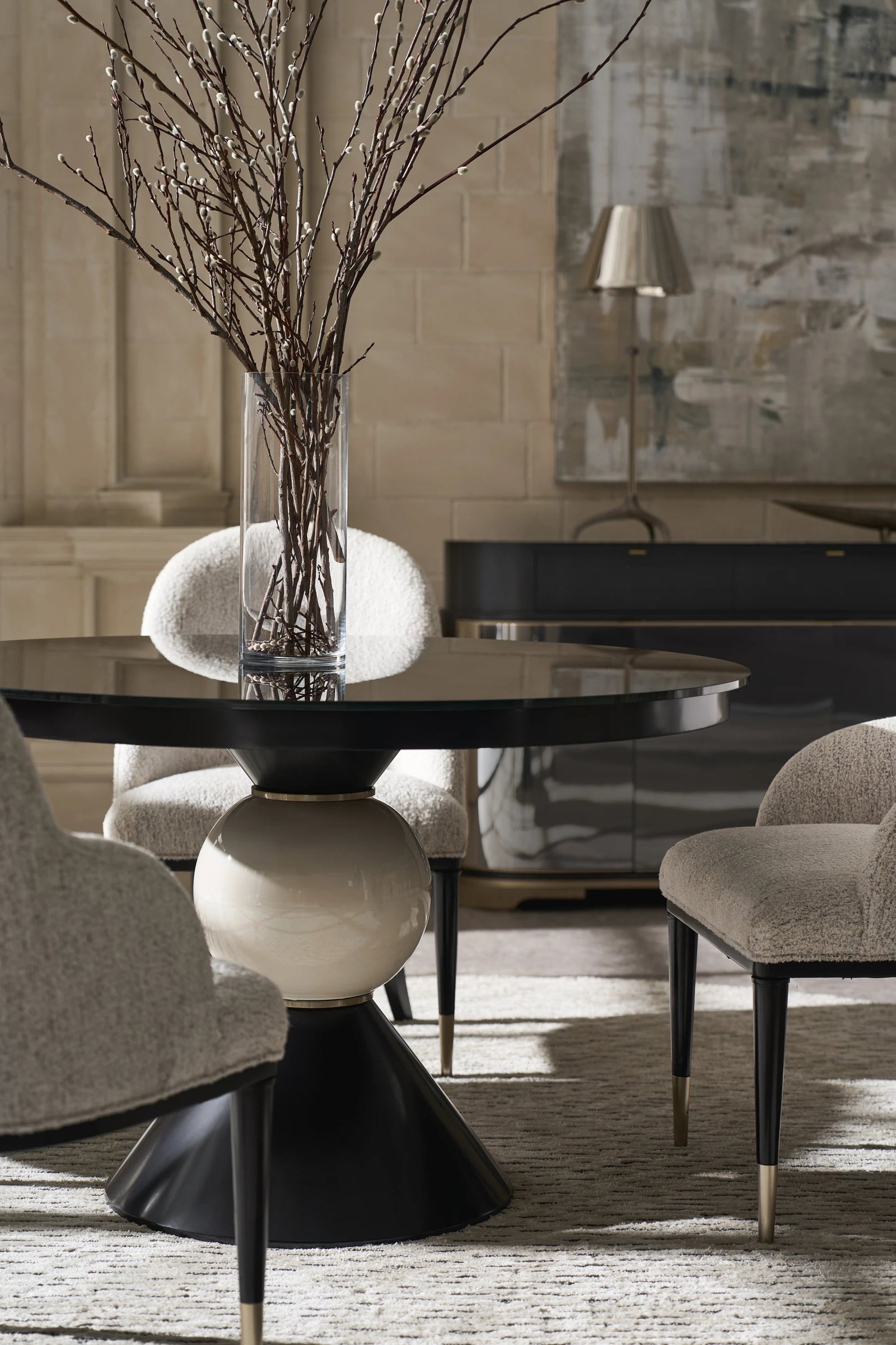 Caracole Chalice Dining Table – side view