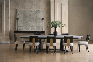 Caracole Bordeaux Dining Table – side view