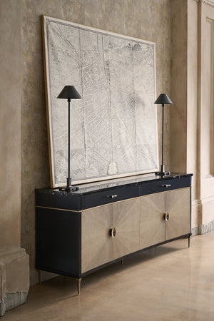 Caracole Noir Sideboard – angle view