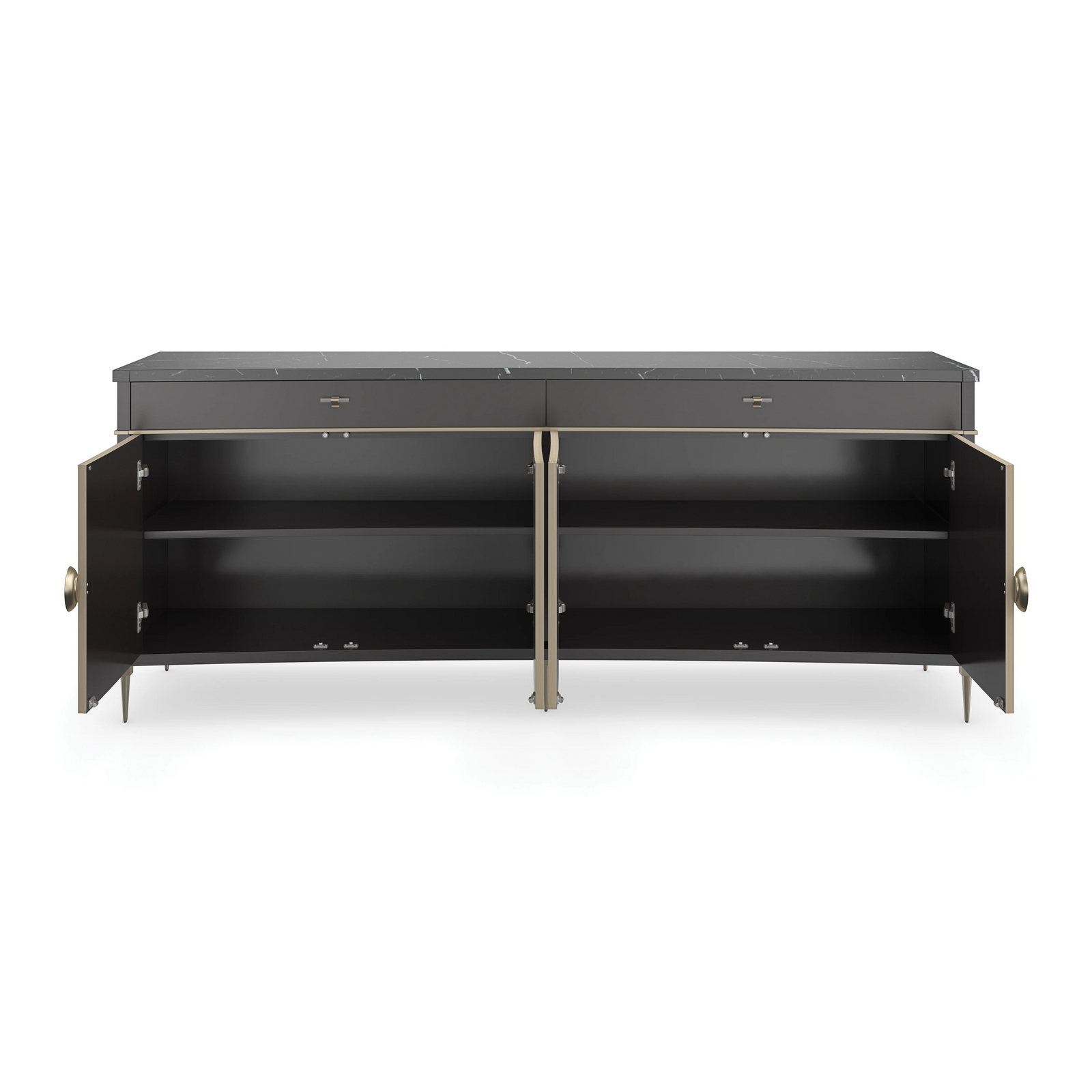 Caracole Noir Sideboard – top view