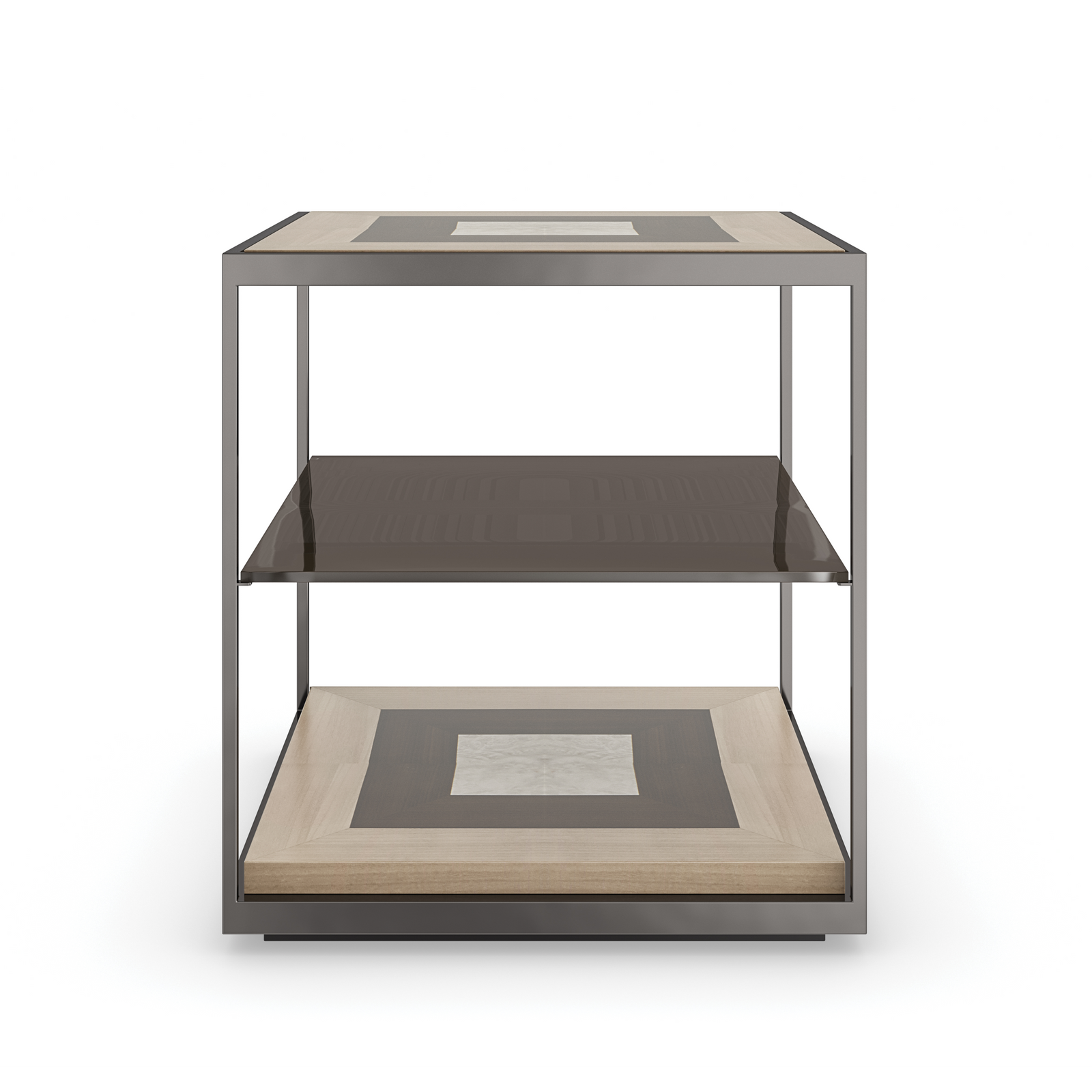 Caracole Impossible Cube End Table – front view