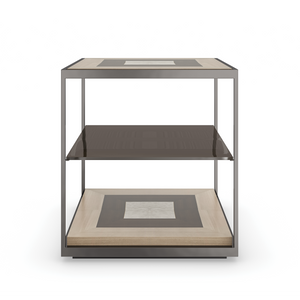 Caracole Impossible Cube End Table – front view