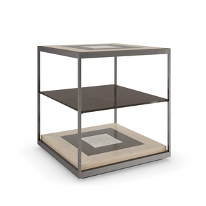 Caracole Impossible Cube End Table – detail
