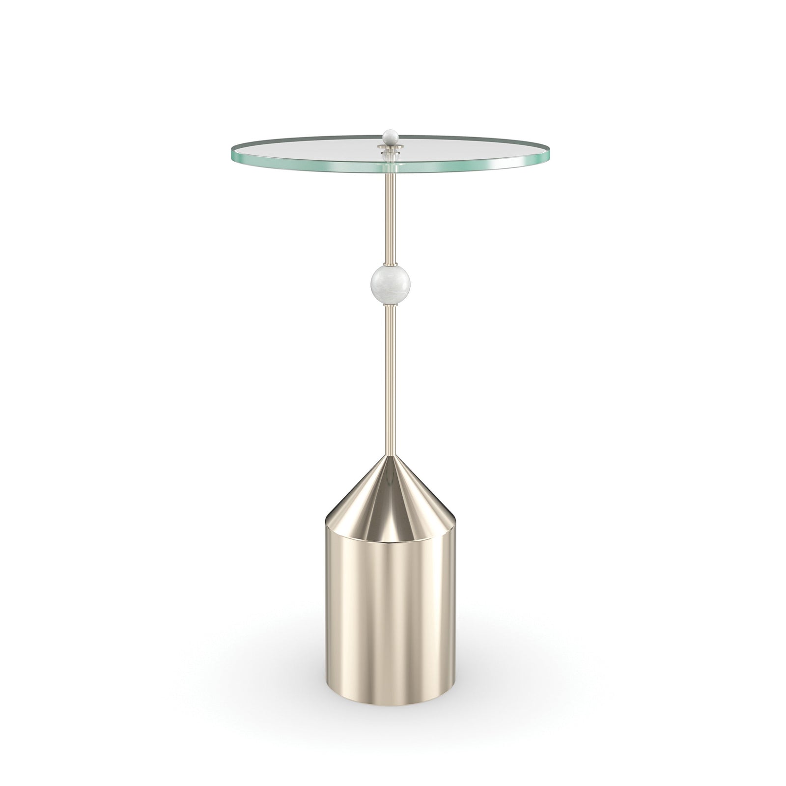 Caracole Alpha Spot Table – front view