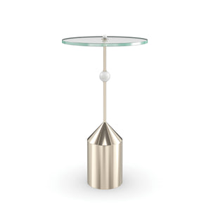 Caracole Alpha Spot Table – front view