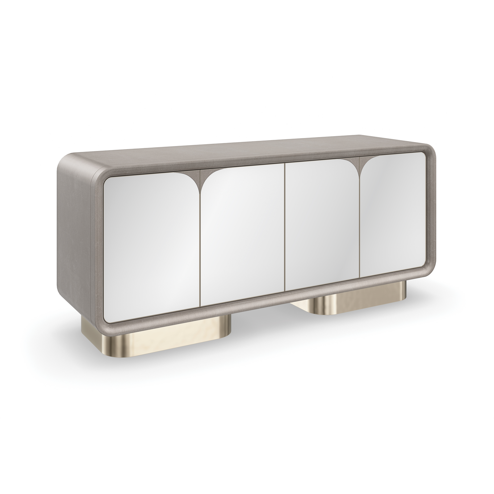 Caracole Aero Media Console – top view