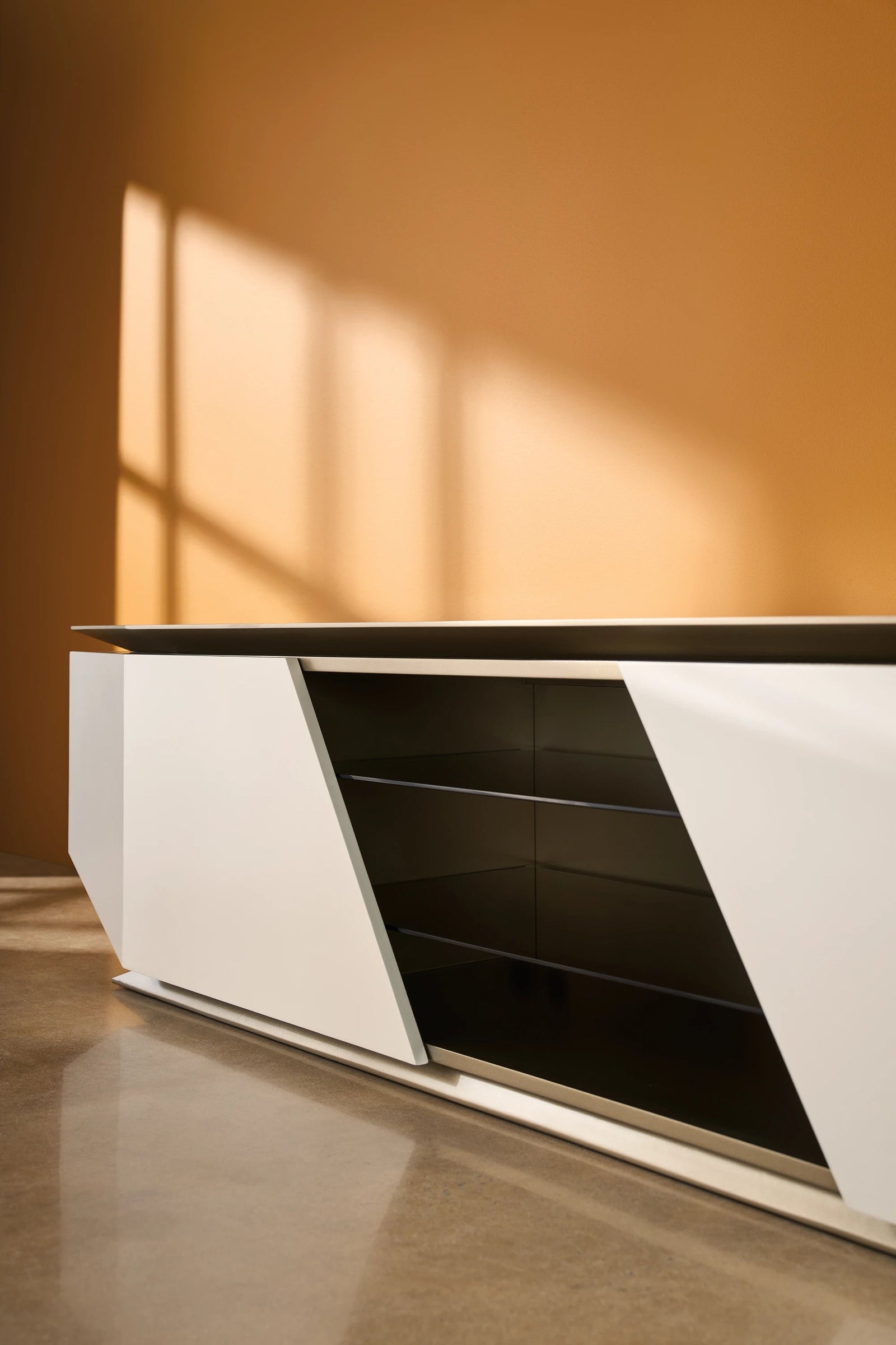 Caracole Axis Media Console – side view