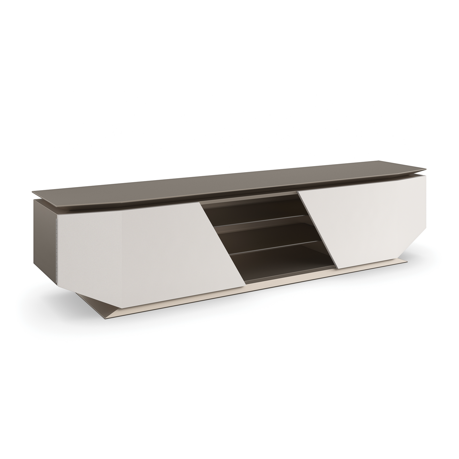 Caracole Axis Media Console – room setting