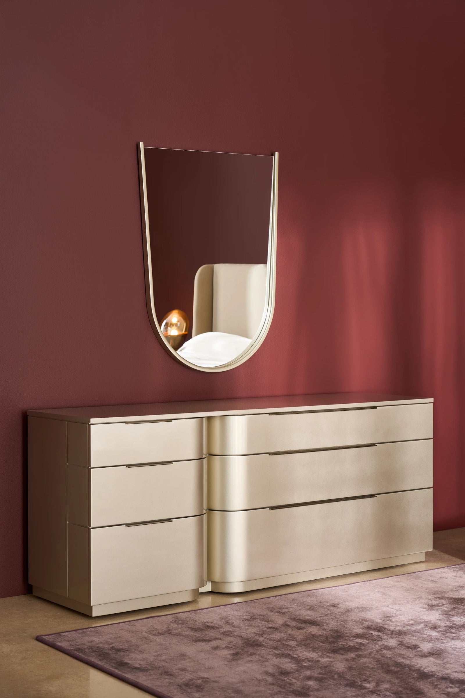 Caracole Oblique Mirror – angle view