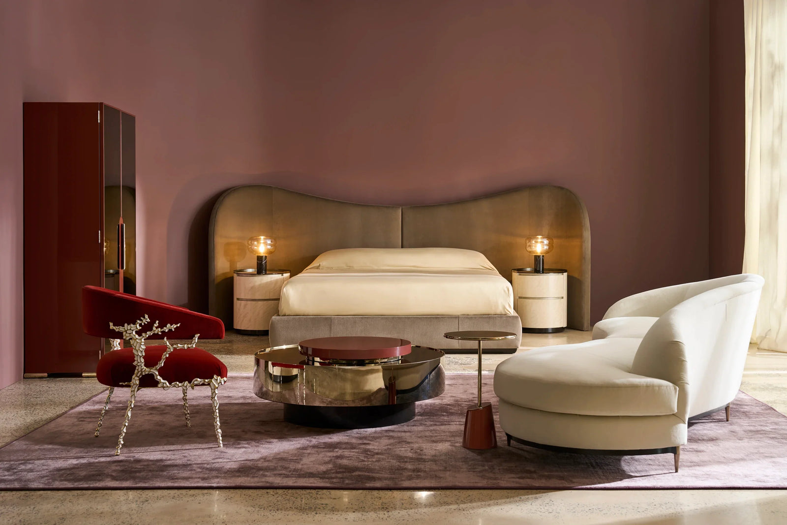 Caracole Clio Bed – angle view