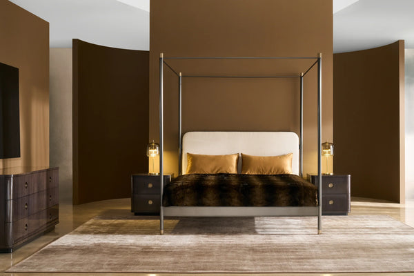Caracole Campaign Bed – front view