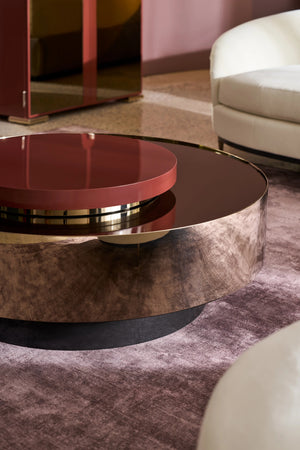 Caracole Radius Cocktail Table – side view