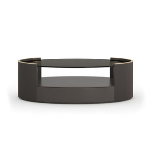 Caracole Love Oval Cocktail Table – front view