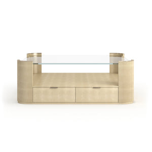 Caracole Love Square Cocktail Table – front view