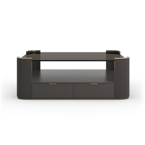 Caracole Love Square Cocktail Table – front view