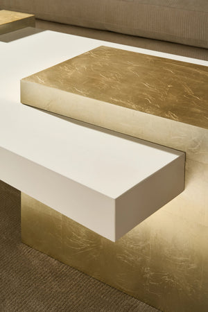 Caracole Float Cocktail Table – side view