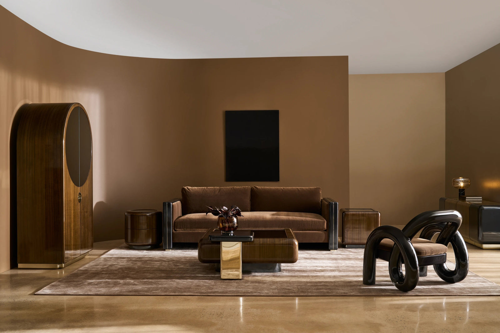 Caracole Gelee Cocktail Table – angle view