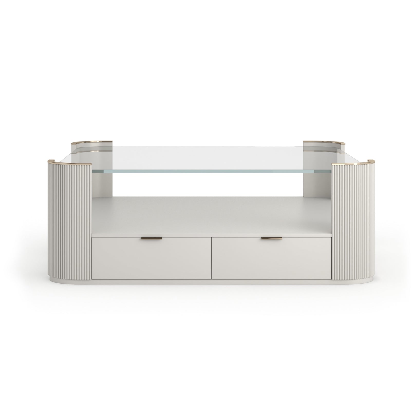 Caracole Love Square Cocktail Table – front view