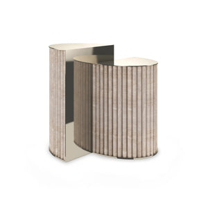 Caracole Hewn Accent Table – detail