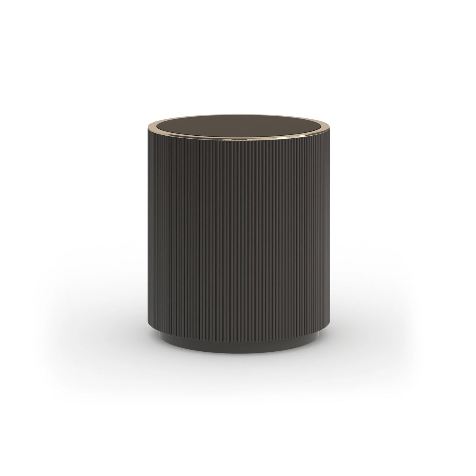 Caracole Love Round End Table – angle view